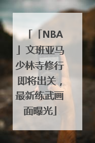 「NBA」文班亚马少林寺修行即将出关，最新练武画面曝光