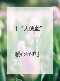 “天使蓝” 暖心守护