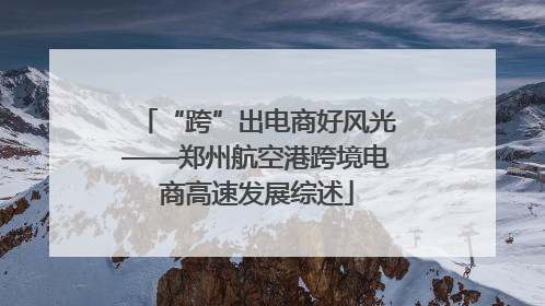 “跨”出电商好风光——郑州航空港跨境电商高速发展综述