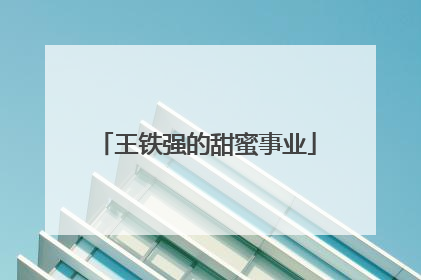 王铁强的甜蜜事业