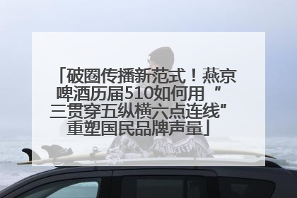 破圈传播新范式！燕京啤酒历届510如何用“三贯穿五纵横六点连线”重塑国民品牌声量