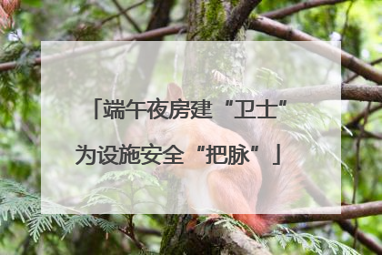 端午夜房建“卫士”为设施安全“把脉”