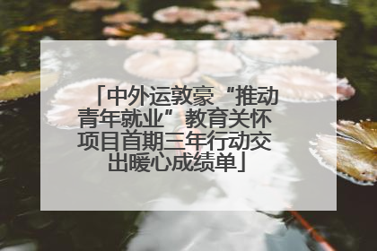 中外运敦豪“推动青年就业”教育关怀项目首期三年行动交出暖心成绩单