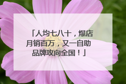 人均七八十，爆店月销百万，又一自助品牌攻向全国！