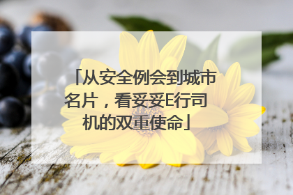从安全例会到城市名片，看妥妥E行司机的双重使命
