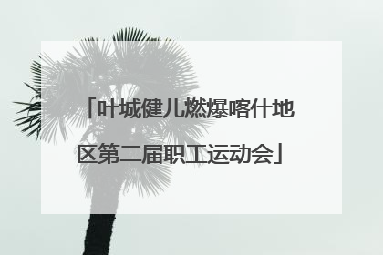 叶城健儿燃爆喀什地区第二届职工运动会