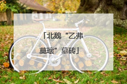 北魏“乙弗莫瓌”墓砖