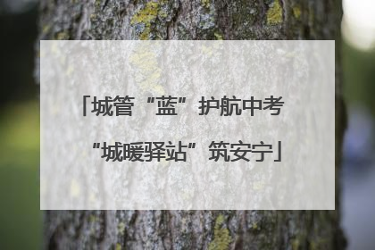 城管“蓝”护航中考 “城暖驿站”筑安宁