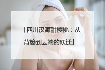 四川汉源甜樱桃：从背篓到云端的跃迁