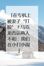 在专机上被妻子“打脸”？马克龙否认两人不和：我们在小打小闹
