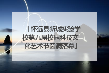 怀远县新城实验学校第九届校园科技文化艺术节圆满落幕