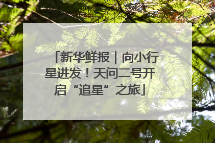 新华鲜报｜向小行星进发！天问二号开启“追星”之旅