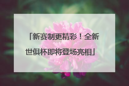新赛制更精彩！全新世俱杯即将登场亮相