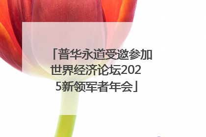普华永道受邀参加世界经济论坛2025新领军者年会