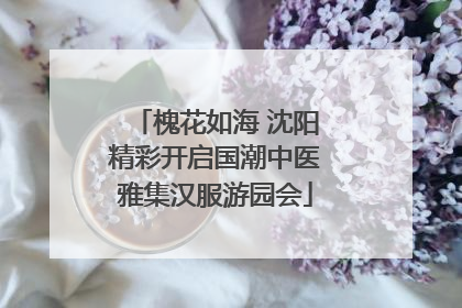 槐花如海 沈阳精彩开启国潮中医雅集汉服游园会