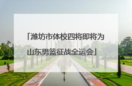潍坊市体校四将即将为山东男篮征战全运会