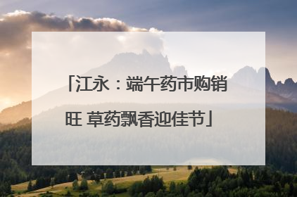 江永：端午药市购销旺 草药飘香迎佳节