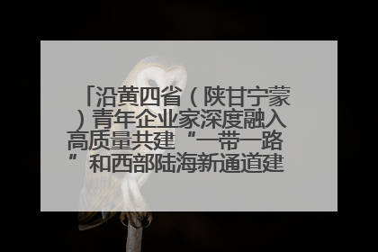 沿黄四省（陕甘宁蒙）青年企业家深度融入高质量共建“一带一路”和西部陆海新通道建设战略合作交流会在甘肃兰州召开