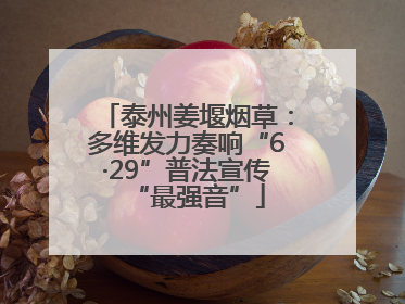 泰州姜堰烟草：多维发力奏响“6·29”普法宣传“最强音”