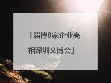 淄博8家企业亮相深圳文博会
