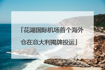 花湖国际机场首个海外仓在意大利揭牌投运