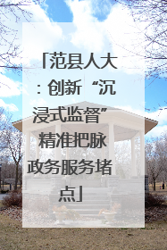 范县人大：创新“沉浸式监督” 精准把脉政务服务堵点