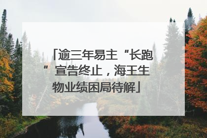 逾三年易主“长跑”宣告终止，海王生物业绩困局待解