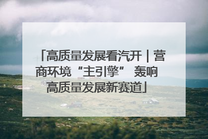 高质量发展看汽开｜营商环境“主引擎” 轰响高质量发展新赛道