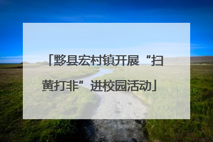 黟县宏村镇开展“扫黄打非”进校园活动