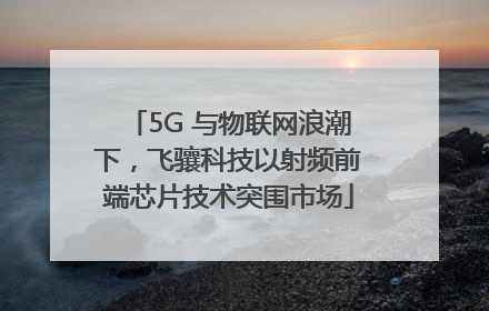 5G 与物联网浪潮下，飞骧科技以射频前端芯片技术突围市场