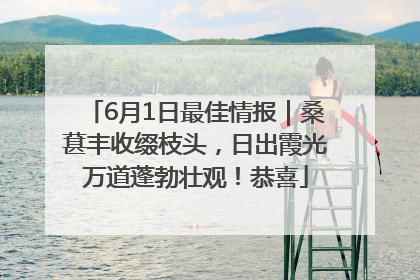 6月1日最佳情报｜桑葚丰收缀枝头，日出霞光万道蓬勃壮观！恭喜